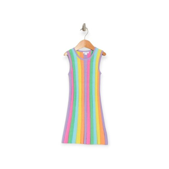 Flapdoodles **Rainbow Stripe Sweater Dress** 2T NWT - Picture 8 of 8